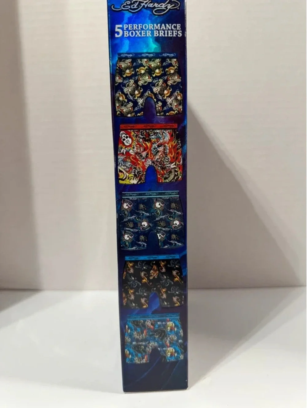 Ed Hardy Men’s Small 5pc Performance Boxer Brief Box Set NWT